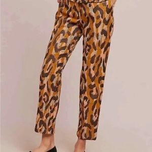 Anthropologie Cheetah Pants